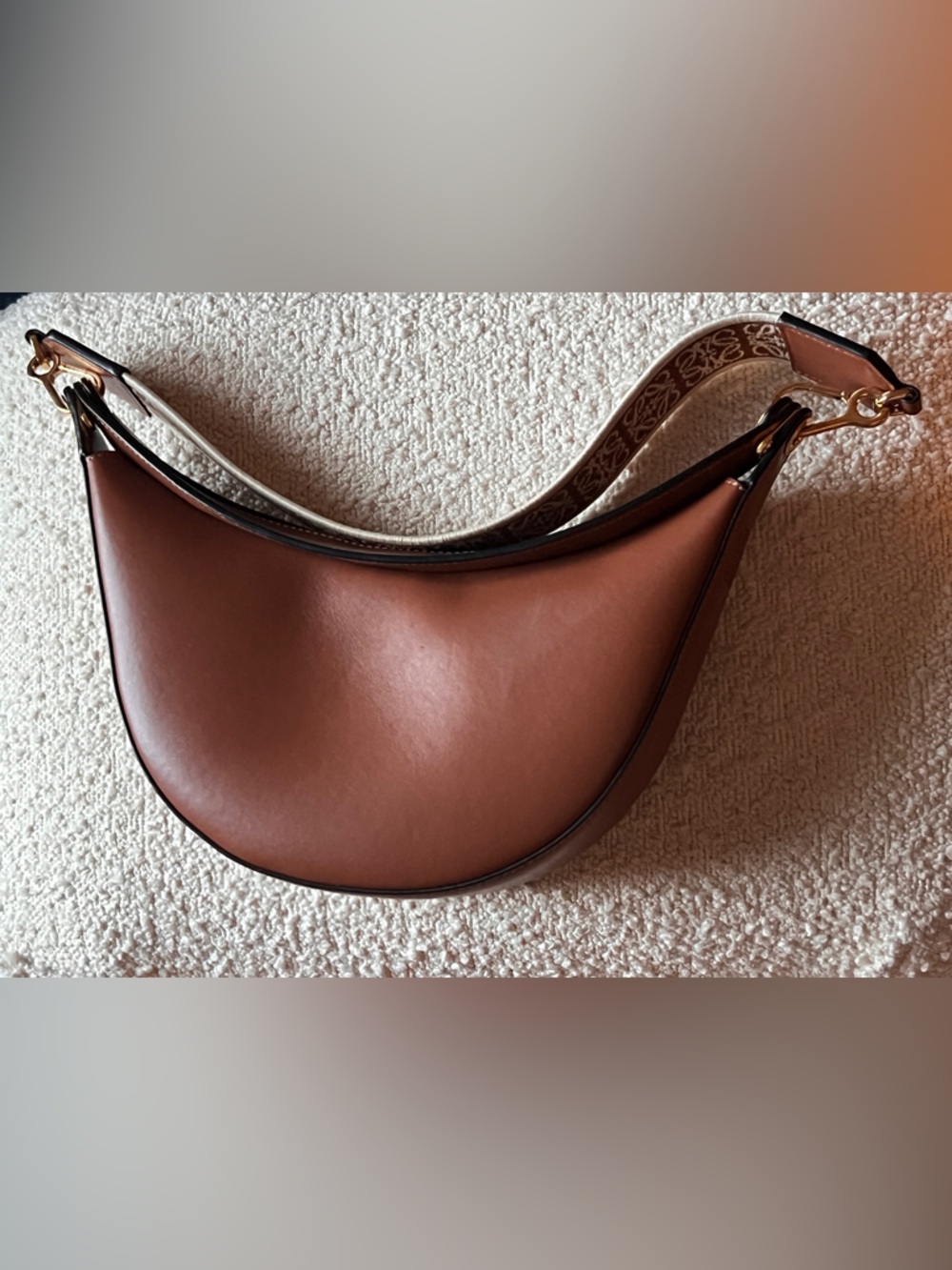 Loewe Luna Bag Camel Small